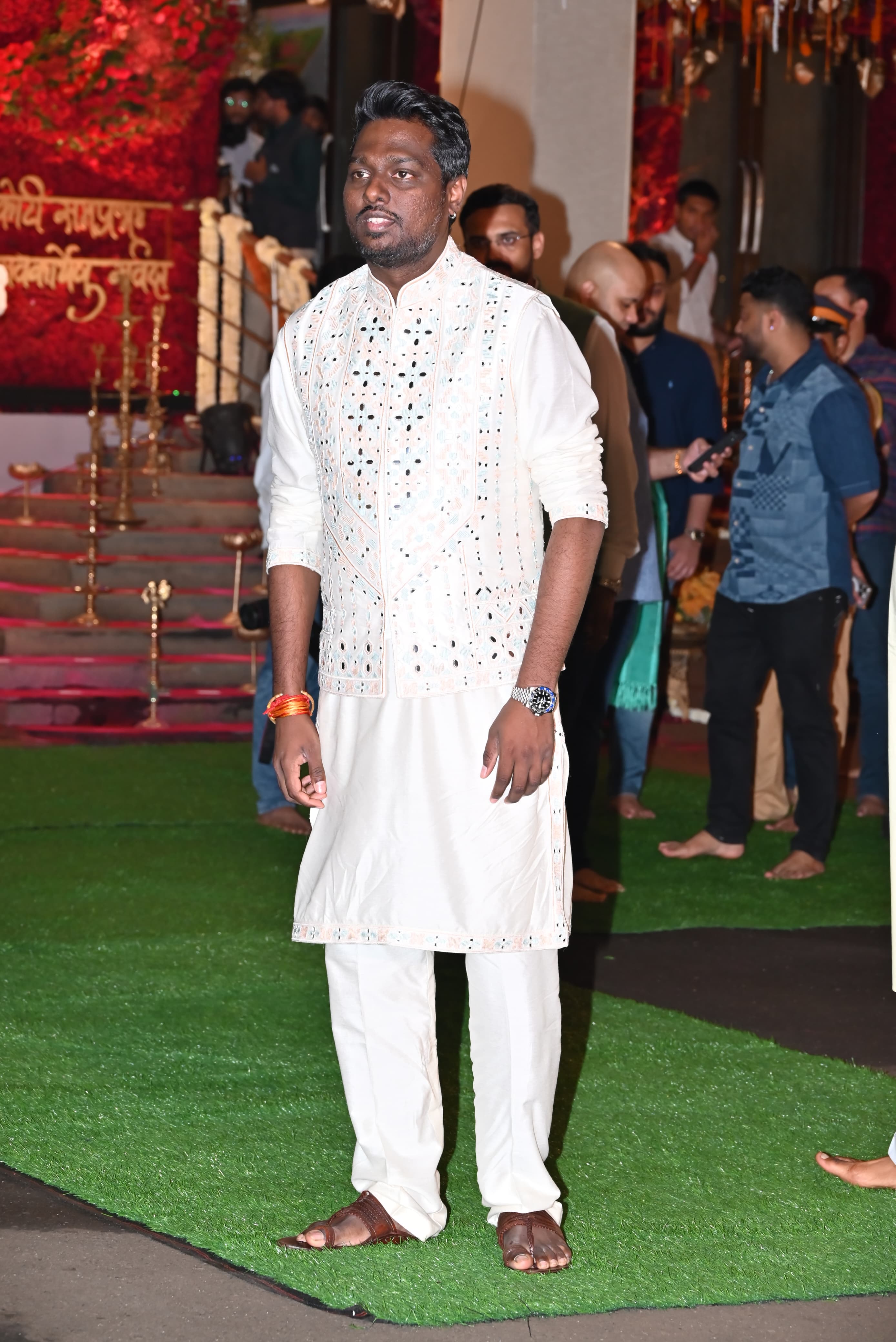 Atlee was also present at the Ganpati celebration