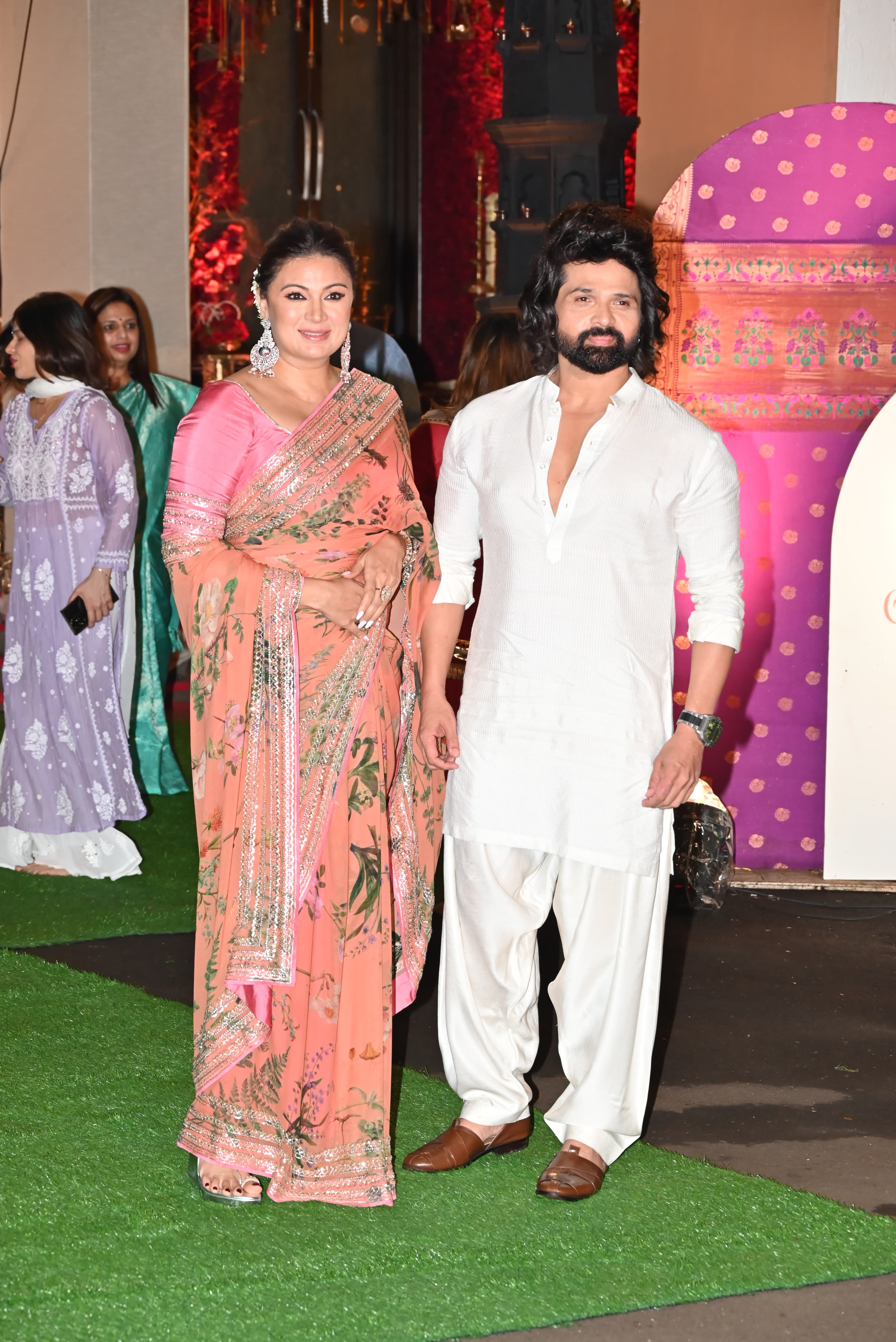 Himesh Reshamiya was also present at the celebration