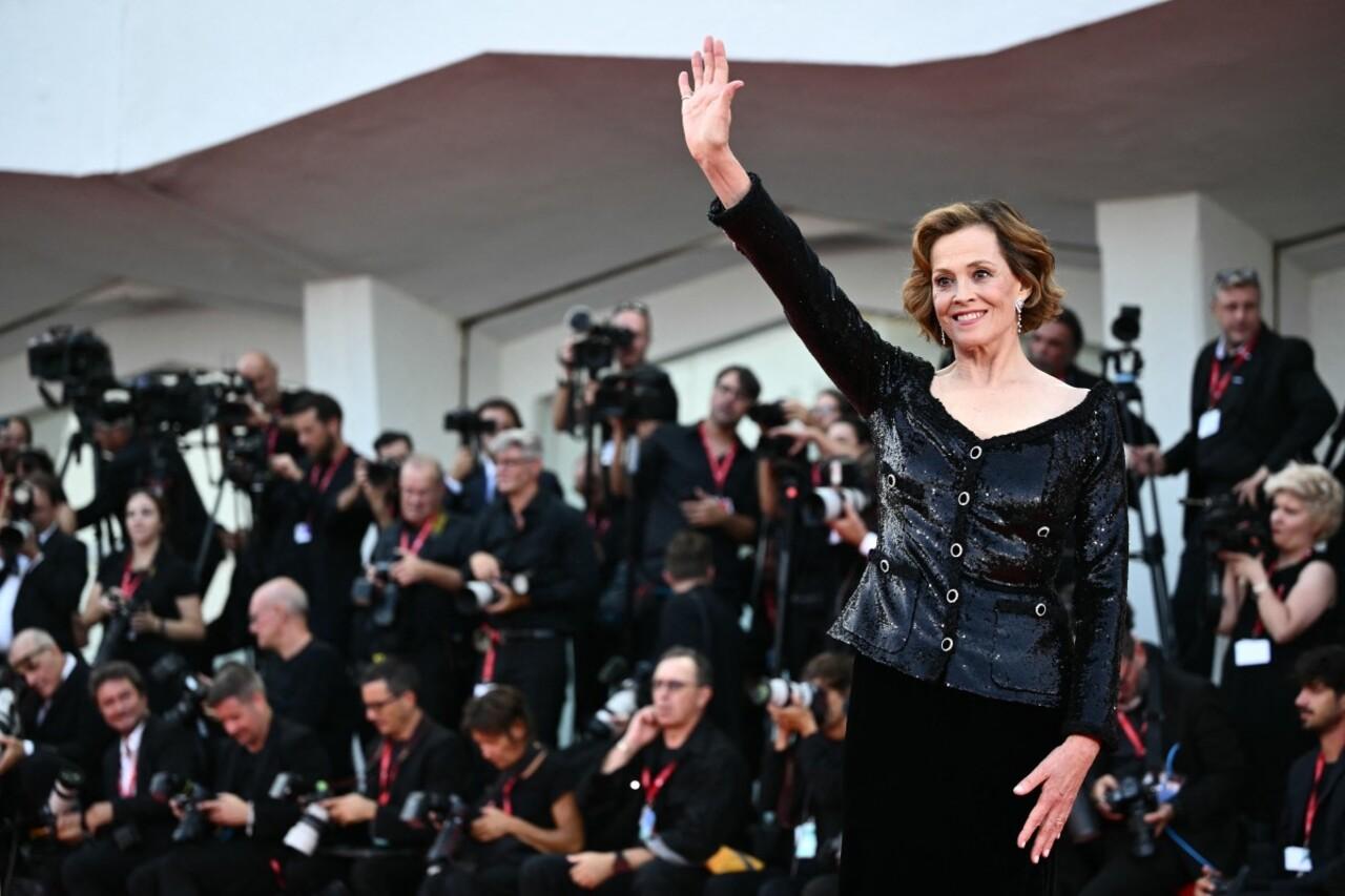 Sigourney Weaver, star of films such as 'Alien,' 'Avatar' and 'Gorillas in the Mist' was awarded the Golden Lion for lifetime achievement in honour of her work spanning 45 years.