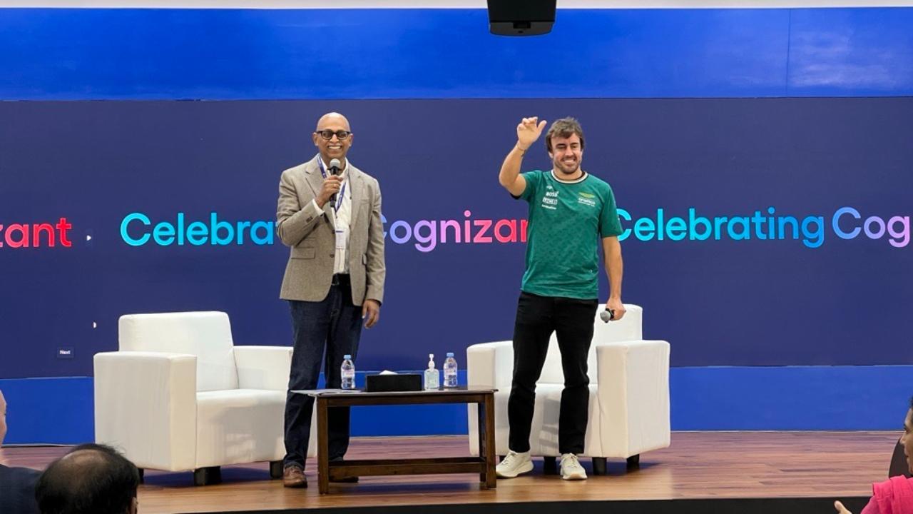 Two-time F1 champion Fernando Alonso visits India