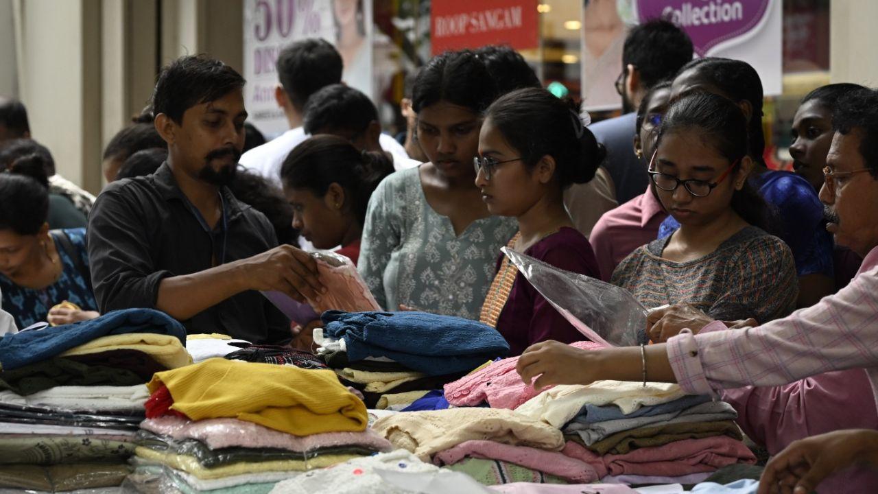 The market is filled with a festive spirit as Mumbaikars prepare to welcome Lord Ganesha into their homes on September 7.