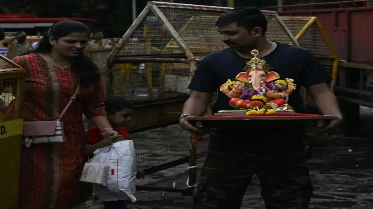 Maharashtra: Security heightened in Latur for Ganpati immersion on Sept 17; drones, CCTVs to monitor processions   
