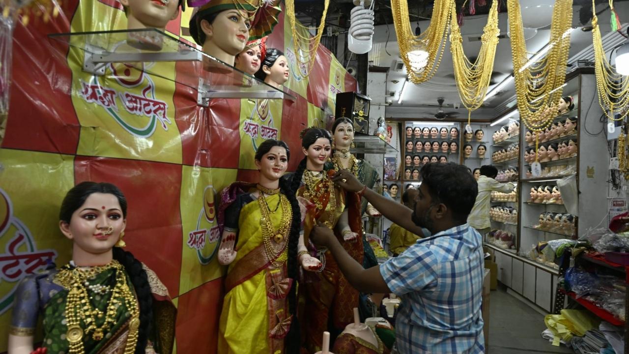 Each year, many Maharashtrian families having different cultural backgrounds carry out Gauri puja in their own unique way