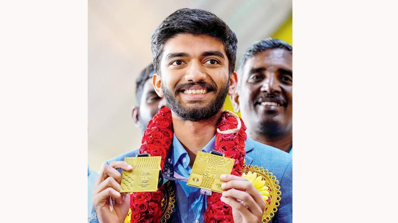 India’s chess heroes return home amid fanfare
