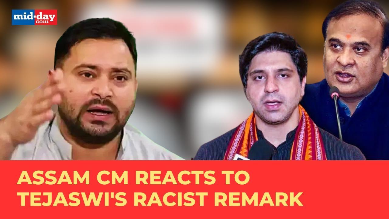 WATCH: Tejaswi & Himanta's war of words as former uses racist remark for latter