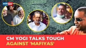 CM Yogi slams Samajwadi party, talks tough against gangsters - WATCH