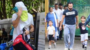 Spotted in the city: Ibrahim hides his face; Saif, Taimur, Jeh at the playground