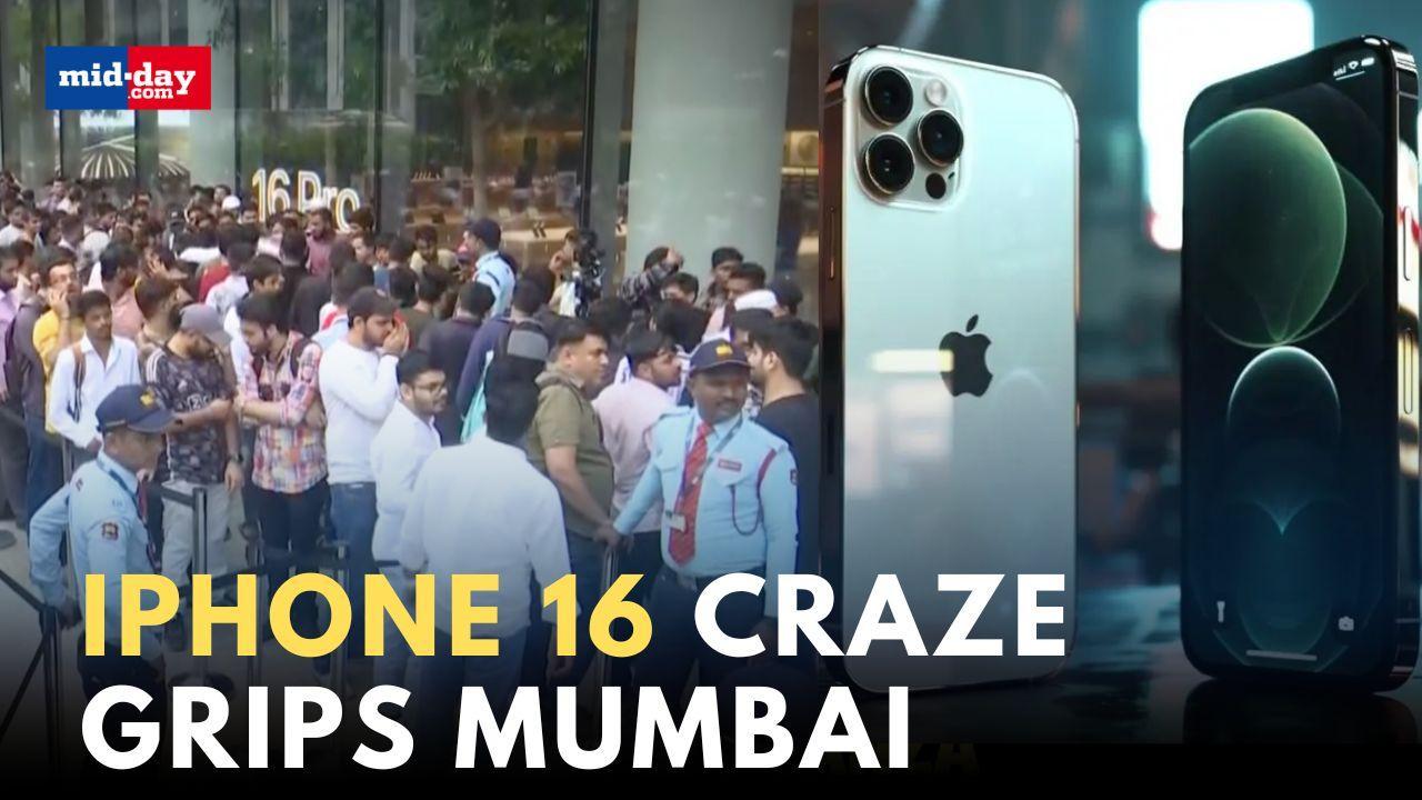 Iphone 16: Mumbaikars line up outside Apple’s physical store