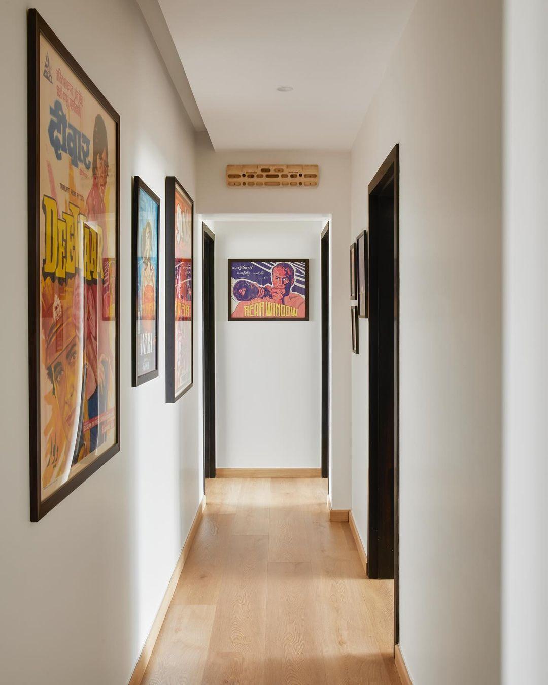 Throughout the apartment, a mix of furniture styles adds to its eclectic charm, making each room feel unique.