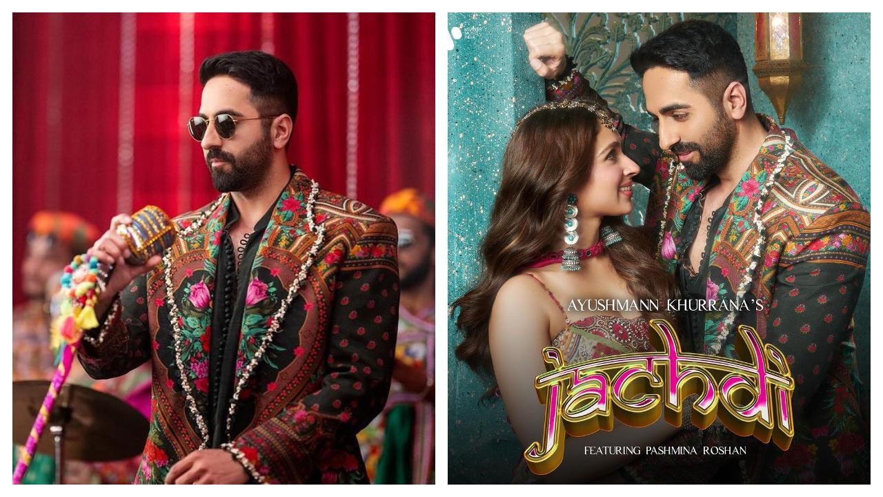 Punjabi meets Gujarati! Ayushmann & Pashmina's new song sets the Garba vibe with perfect fusion tadka, watch