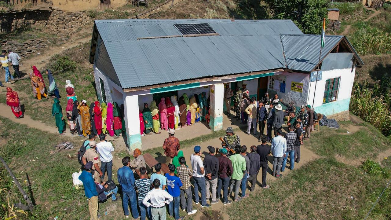 Encouraged by the sight of long lines of people waiting to exercise their franchise, officials hoped the turnout would be higher than the 60.19 per cent in 2014 when the last assembly elections were held