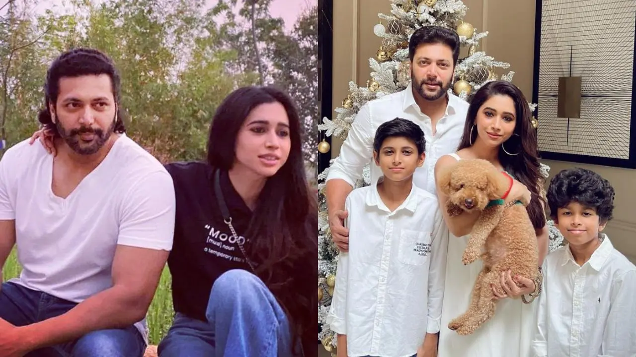Jayam Ravi and Aarti Ravi