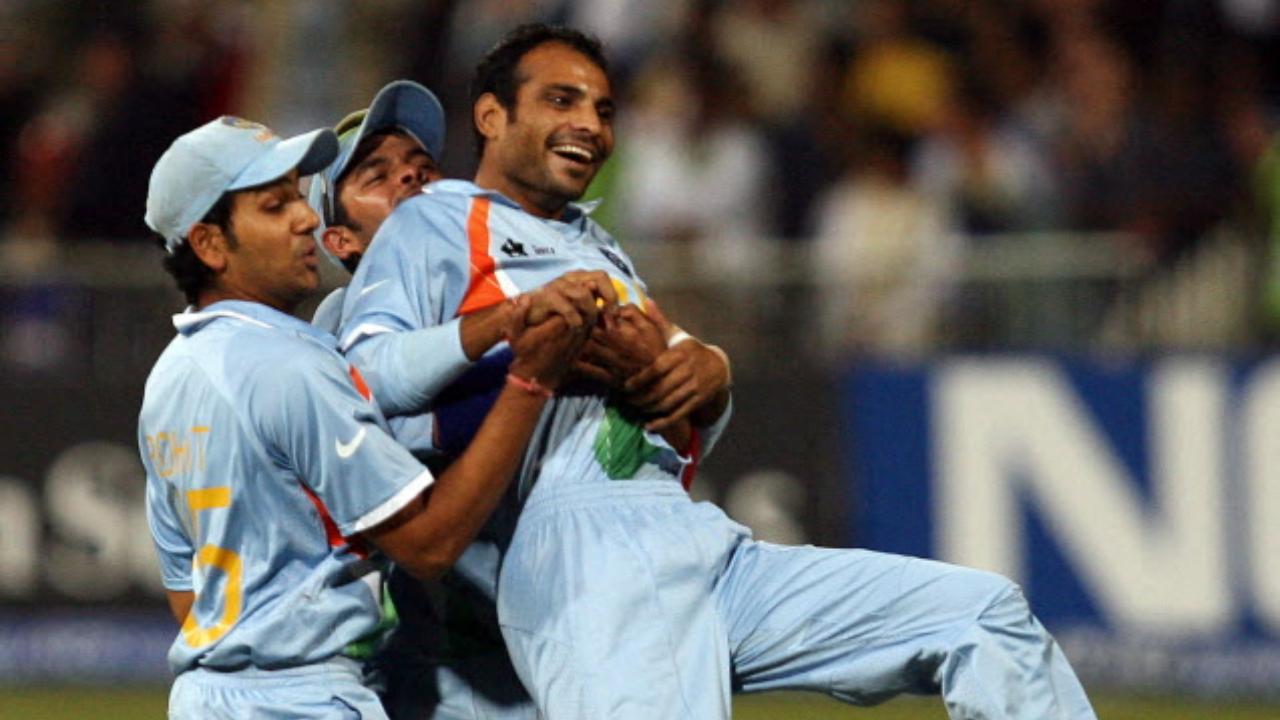 Joginder Sharma bowled the crucial over in which he secured the wicket of Misabh-ul-Haq. S Sreesanth was the man to take the catch at the fine leg near the boundary area