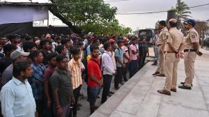 IN PHOTOS: Mumbai Police briefs volunteers at Juhu ahead of Ganesh Chaturthi