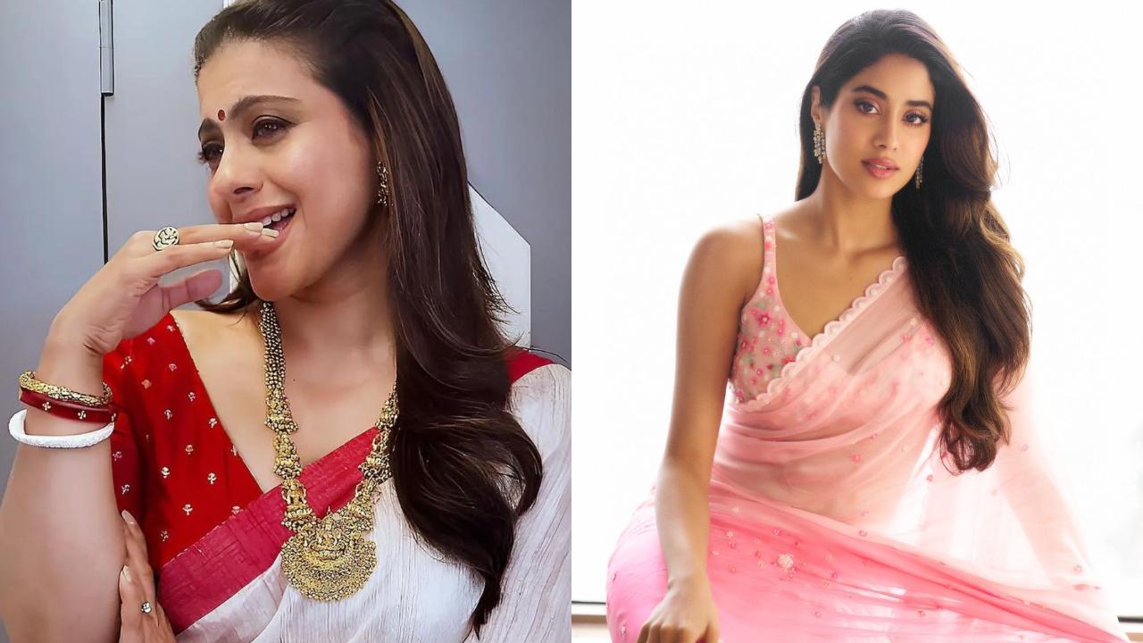 In Pics: Kajol to Janhvi Kapoor, take inspo on what to wear for each day of pujo
