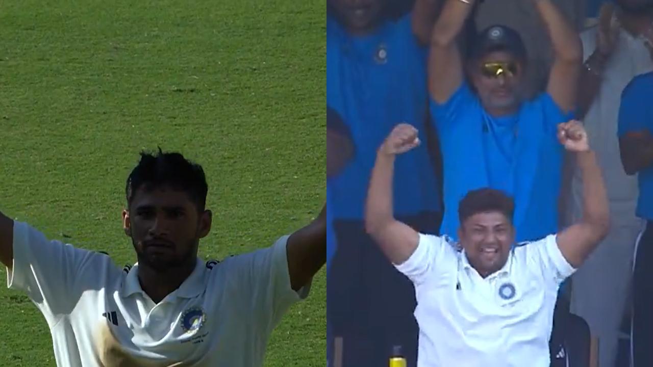 WATCH VIDEO: Sarfaraz Khan celebrates brother Musheer's century