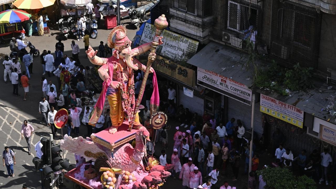 The 'Ganesh Chaturthi' festival, which began on September 7, concludes with 'Anant Chaturdashi' on Tuesday