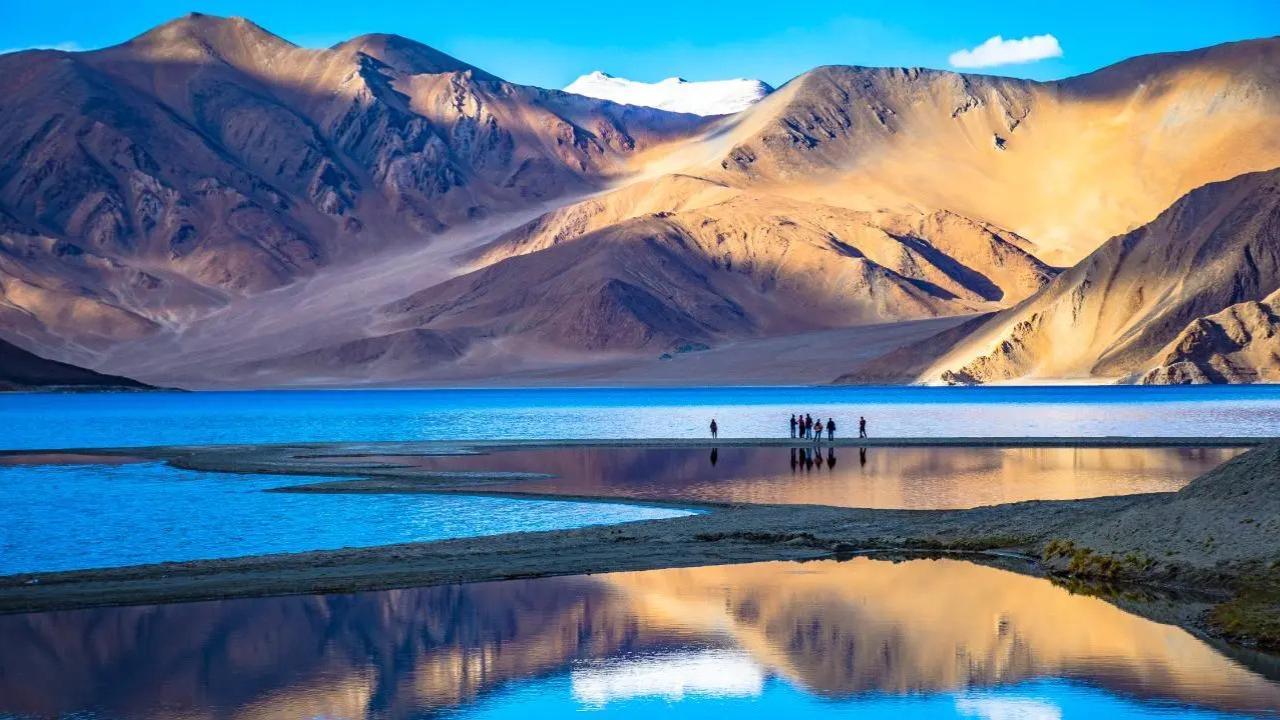 Ladakh, 3 Idiots
3 Idiots played an important role in popularising the tourism of Leh Ladakh. The final scene of the movie, where Pia finally meets Rancho takes place on the banks of the Pangong Lake, one of the most famous tourist destinations in the union territory.