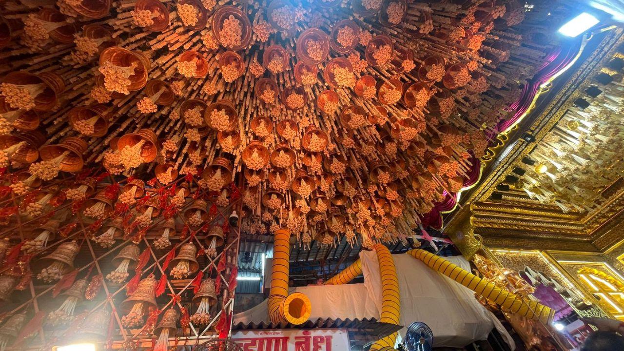The first look of the Lalbaugcha Raja was unveiled on September 5 with fanfare and thousands had come to catch the first glimpse of the elephant god's idol. 