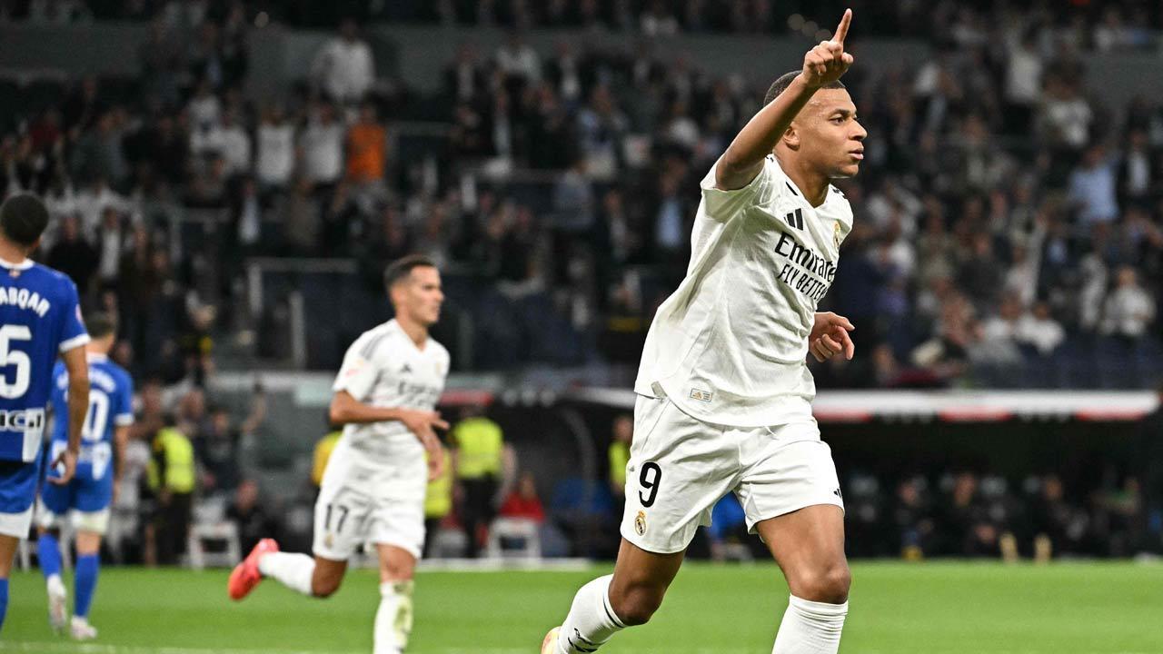Mbappe extends scoring streak as Real Madrid beats Alaves 3-2 in Spanish league