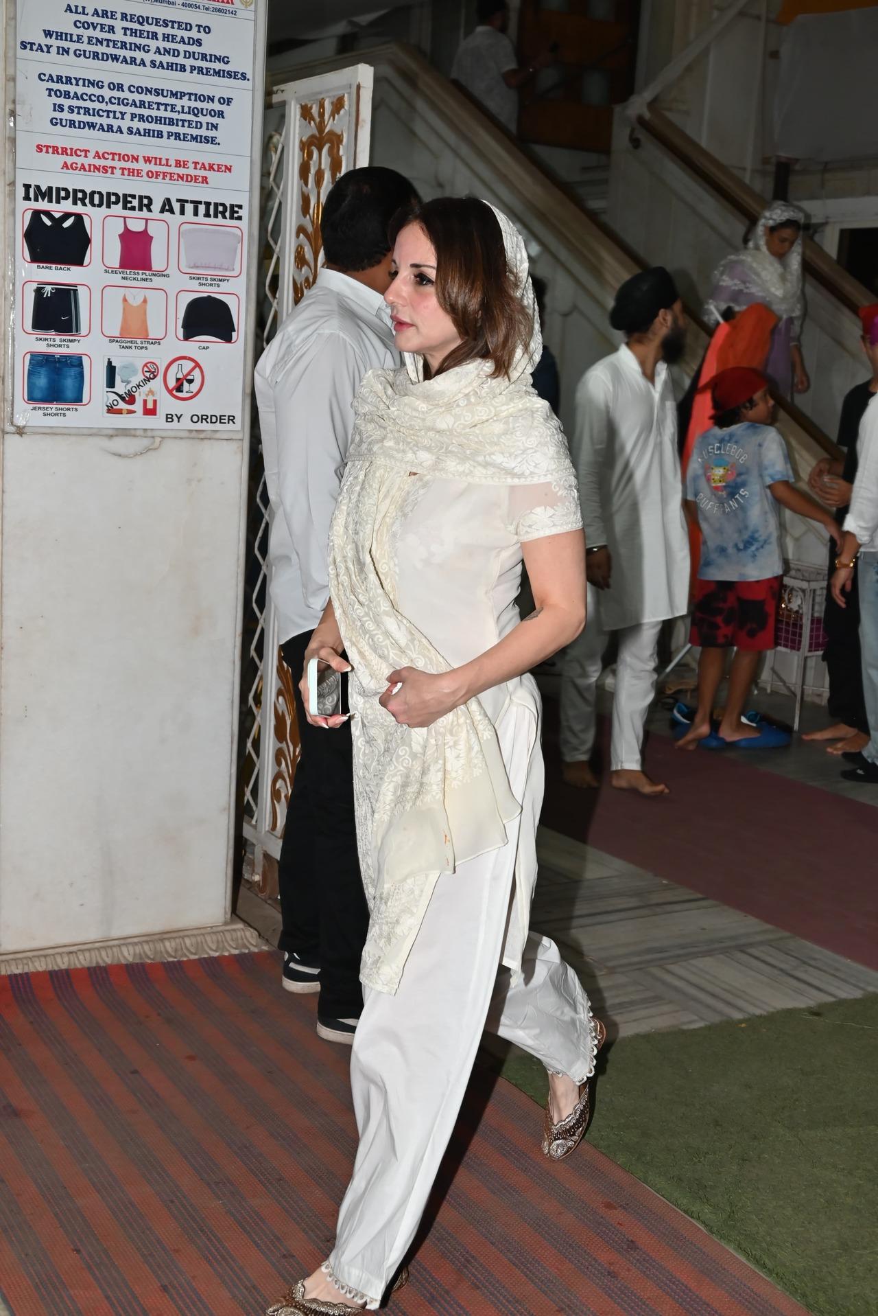 Hrithik Roshan's ex-wife Sussanne Khan was also in attendance. 