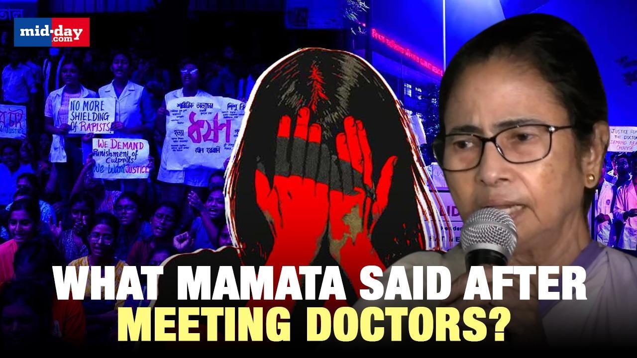 Watch: Mamata's first reaction after meeting doctors | Kolkata rape case