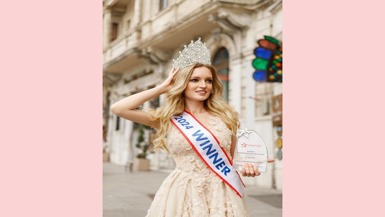 Meldra Rosenberg wins the 'Miss Supertalent World' season 20 in South Korea.