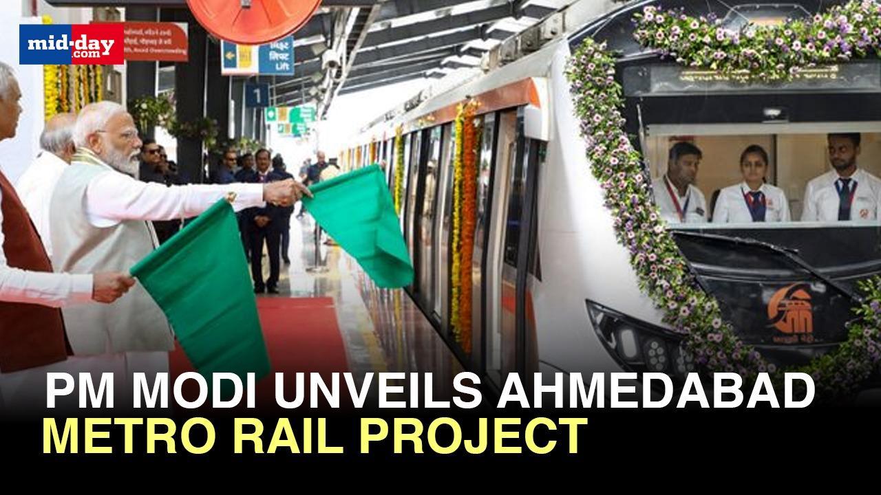 WATCH: PM Modi inaugurates second phase of Ahmedabad metro rail project