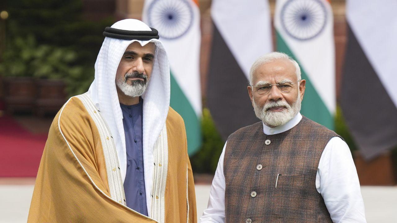 PM Modi's visit follows his February trip to the UAE, when he met with UAE President Sheikh Mohamed bin Zayed Al Nahyan and saw the signing of eight agreements to deepen economic and commercial cooperation.