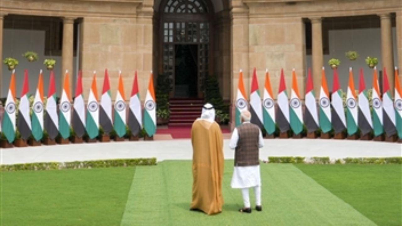 The visit highlights the significant improvement in UAE-India commercial relations since the Comprehensive Economic Partnership Agreement (CEPA) went into effect, paving the way for greater cooperation and collaboration between the two countries.