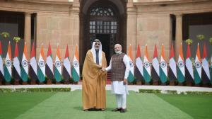 IN PHOTOS: Abu Dhabi Crown Prince Sheikh Khaled meets PM Modi in Delhi