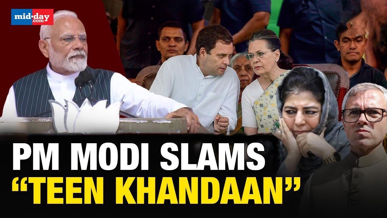 PM Modi attacks Congress, JKNC and PDP