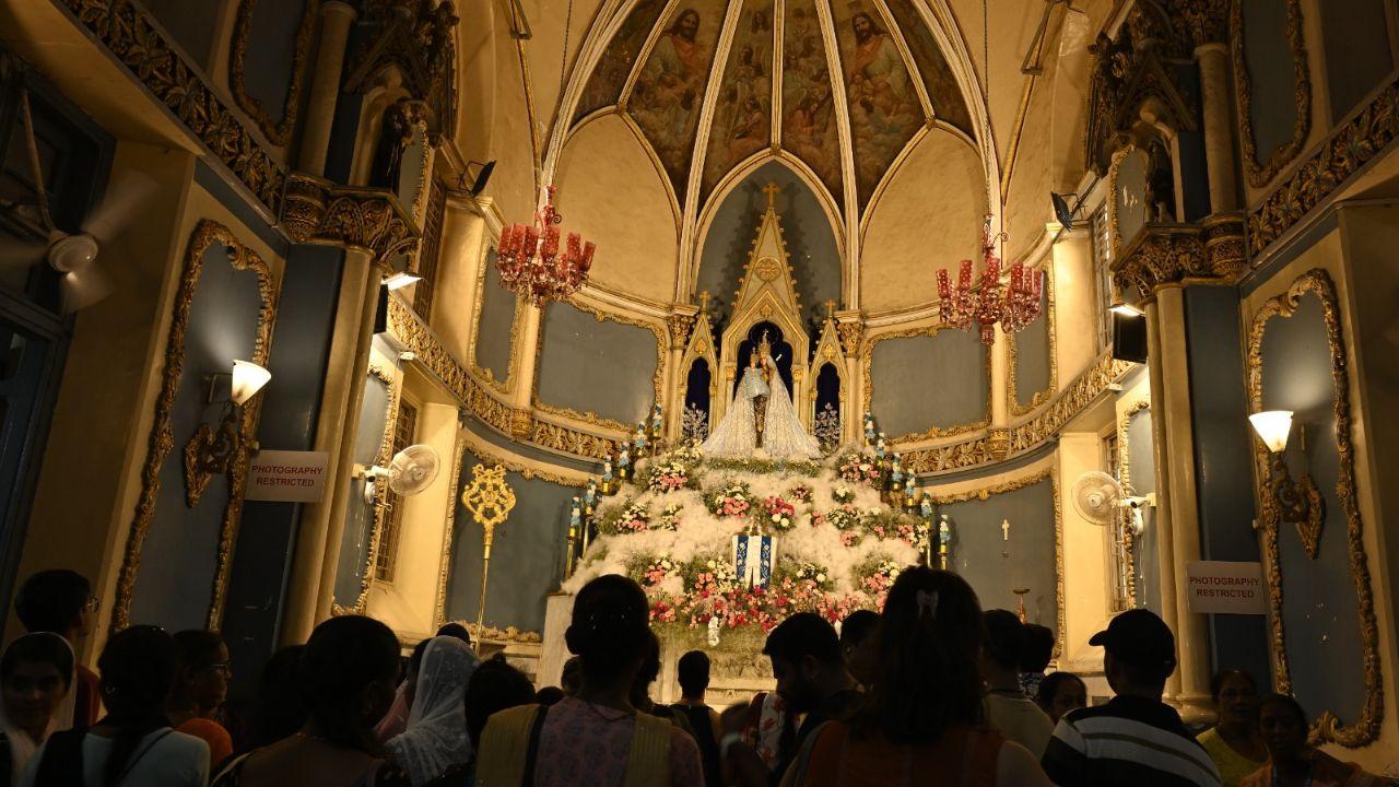 The week-long Bandra Fair, which takes place around the church and along its steps, is expected to culminate on September 15.