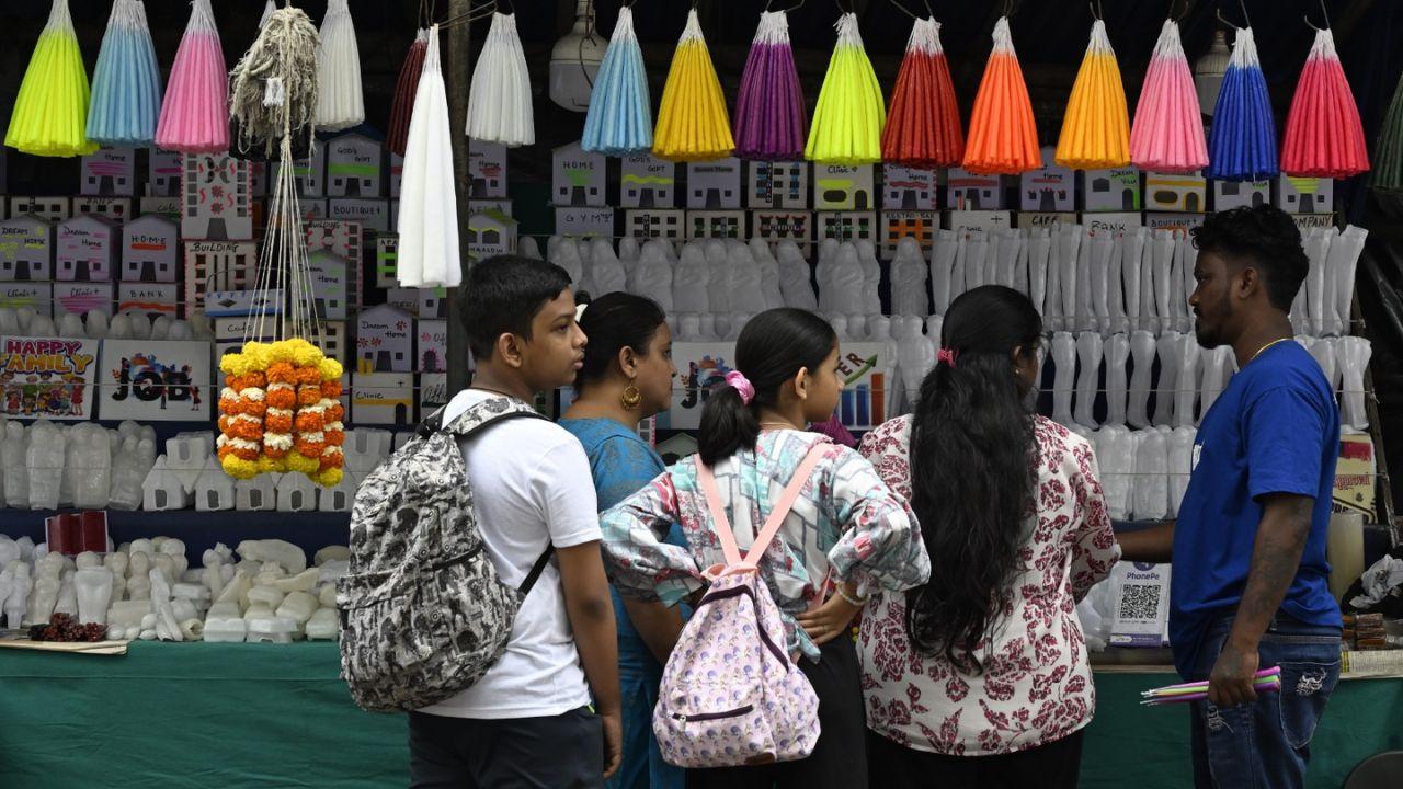 Meanwhile, many devotees were spotted praying at the Mount Mary Church on Sunday evening; some of them lit candles after offering prayers. 