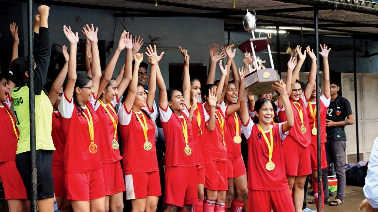 Vamika’s brace helps AVM girls defend U-16 Div-I title