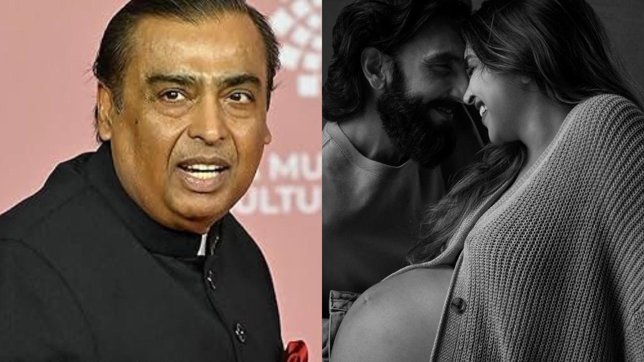'Muh dikhayi 101 crore': Netizens react as Mukesh Ambani visits Deepika and Ranveer's newborn with convoy