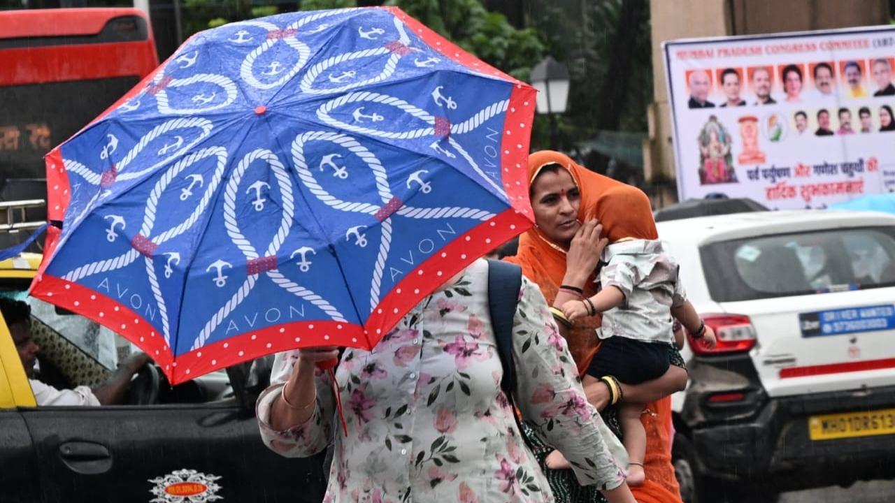 A high tide of about 4.24 metres was expected to hit Mumbai at 11.56 am on Monday, stated the Brihanmumbai Municipal Corporation (BMC)