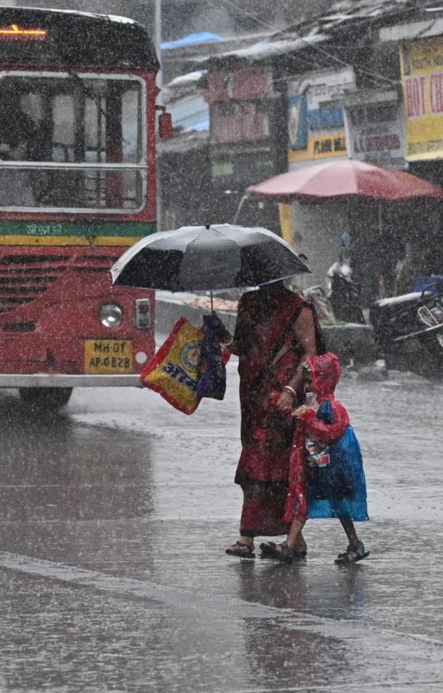 Weather dept had earlier predicted a 'generally cloudy sky with possibility of intermittent moderate spells of rain in the city and its suburbs were very likely