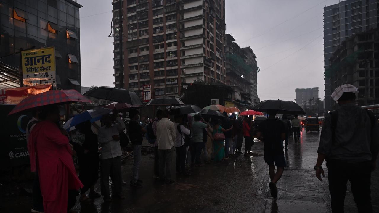 The city and its suburbs on Wednesday continued to witness showers that began on Monday night