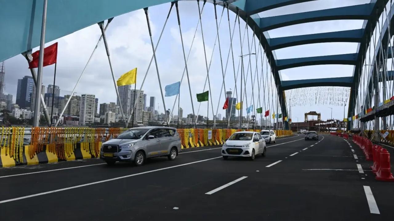 The road connects the Shamaldas Gandhi Marg (Princess Street) flyover to the Worli end of the Bandra-Worli Sea Link. The construction of the ambitious Rs 13,983 crore project began on October 13, 2018