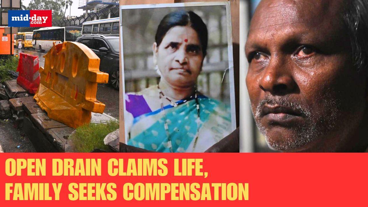 Mumbai Rains: Family seeks compensation after woman falls into open drain