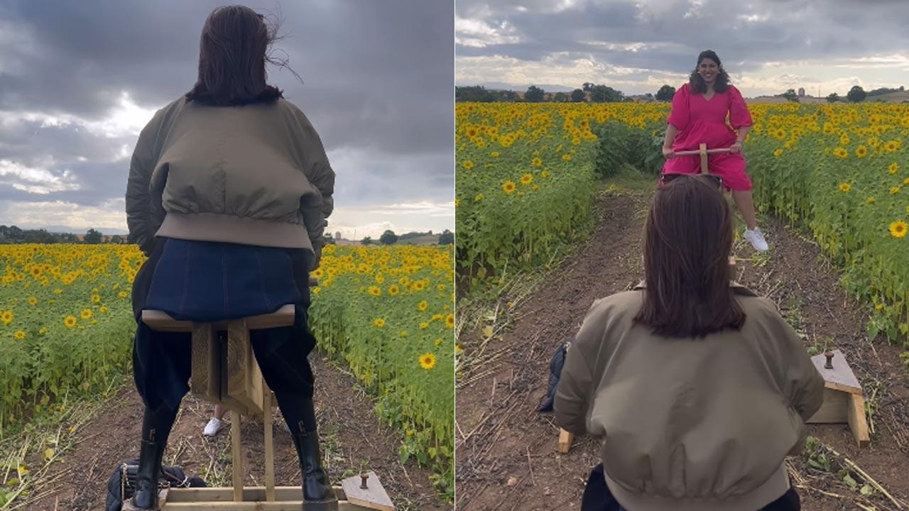 Mrunal Thakur balances life on a 'seesaw' with her favourite person