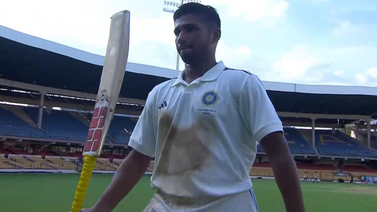 Duleep Trophy: Musheer Khan's masterful ton guides India B to 202/7 against India A
