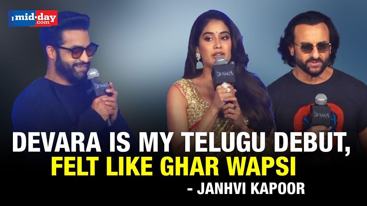 Devara Trailer Launch: Jr NTR , Saif Ali Khan and Janhvi Kapoor in Mumbai
