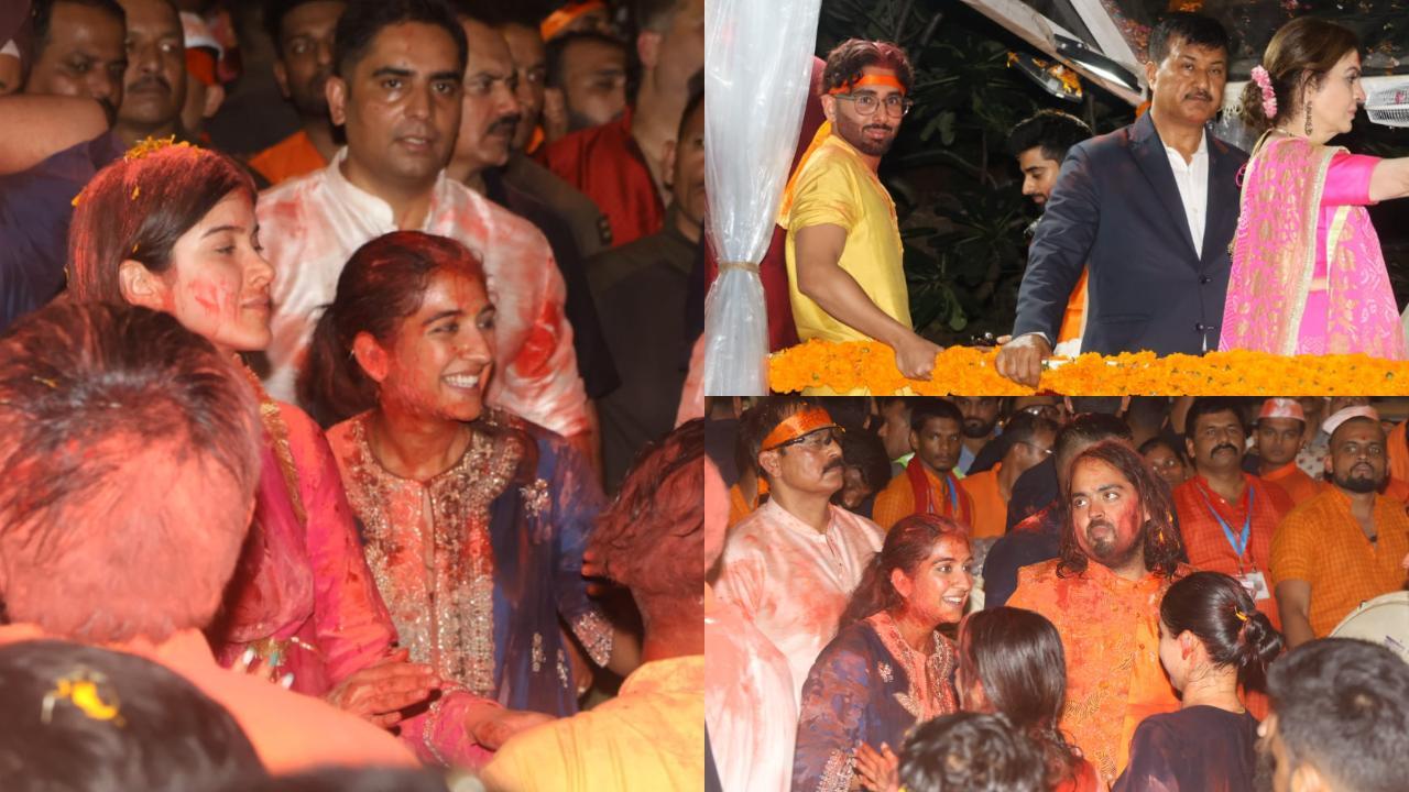 Ambani Ganpati visarjan