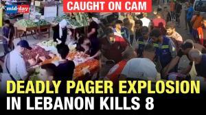 Caught on cam: Hezbollah pager explosion in Lebanon kills 8, Over 2,750 injured