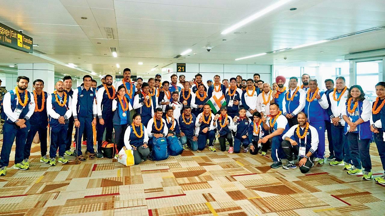 India's Paralympic champions made to feel special!