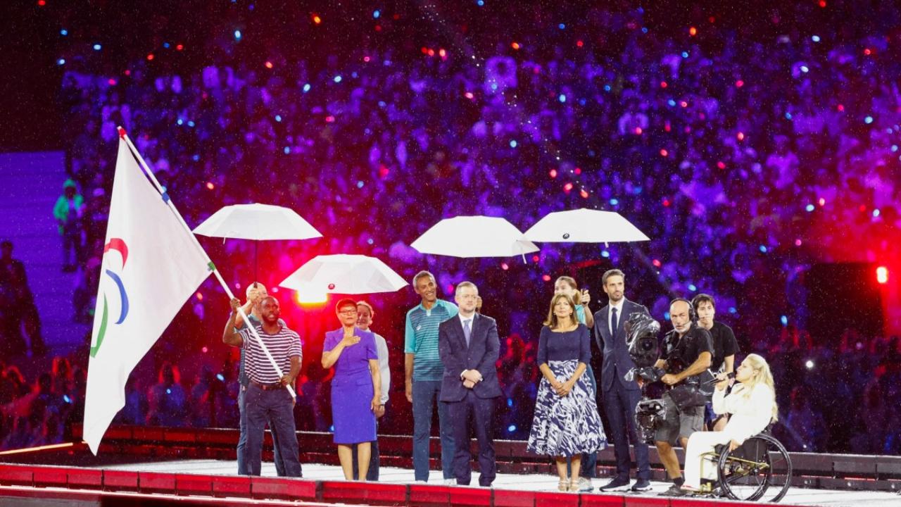 The next Paralympics will take place in Los Angeles in 2028. In the official handover, Paris mayor Anne Hidalgo passed the Paralympic flag to International Paralympic Committee president Andrew Parsons, who gave it to Los Angeles mayor Karen Bass.