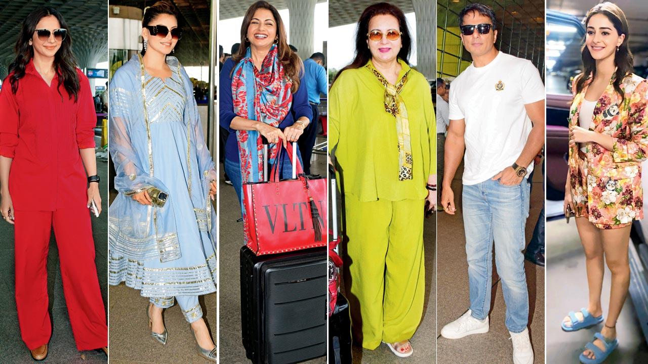 Rakul Preet Singh; Urvashi Rautela; Bhagyashree; Poonam Dhillon; Sonu Sood and Ananya Panday