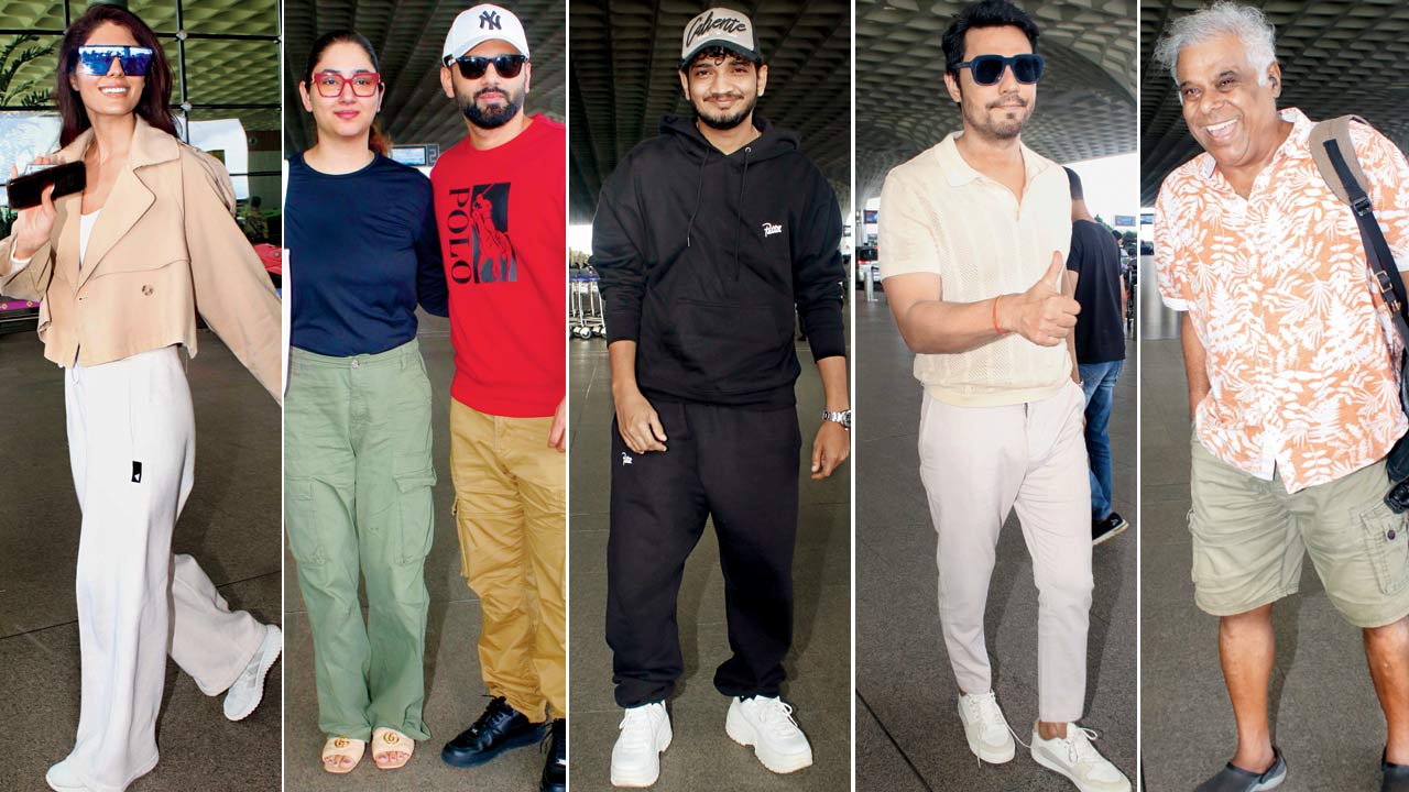 On the go: Elnaaz Norouzi; Acting-singing jodi: Disha Parmar and Rahul Vaidya; Main shayar to nahin: Munawar Faruqui; In beige mood: Randeep Hooda; All smiles: Ashish Vidyarthi